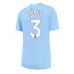 Manchester City Ruben Dias #3 Kopio Koti Pelipaita Naisten 2023-24 Lyhyet Hihat
